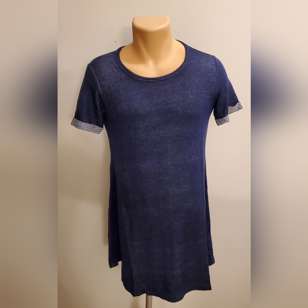 NWOT PinkLine Blue Tunic Top
